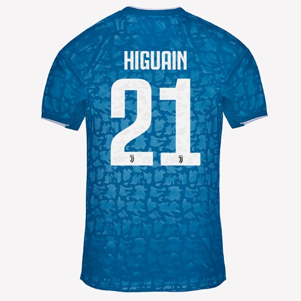 Maillot Football Juventus NO.21 Higuain Third 2019-20 Bleu